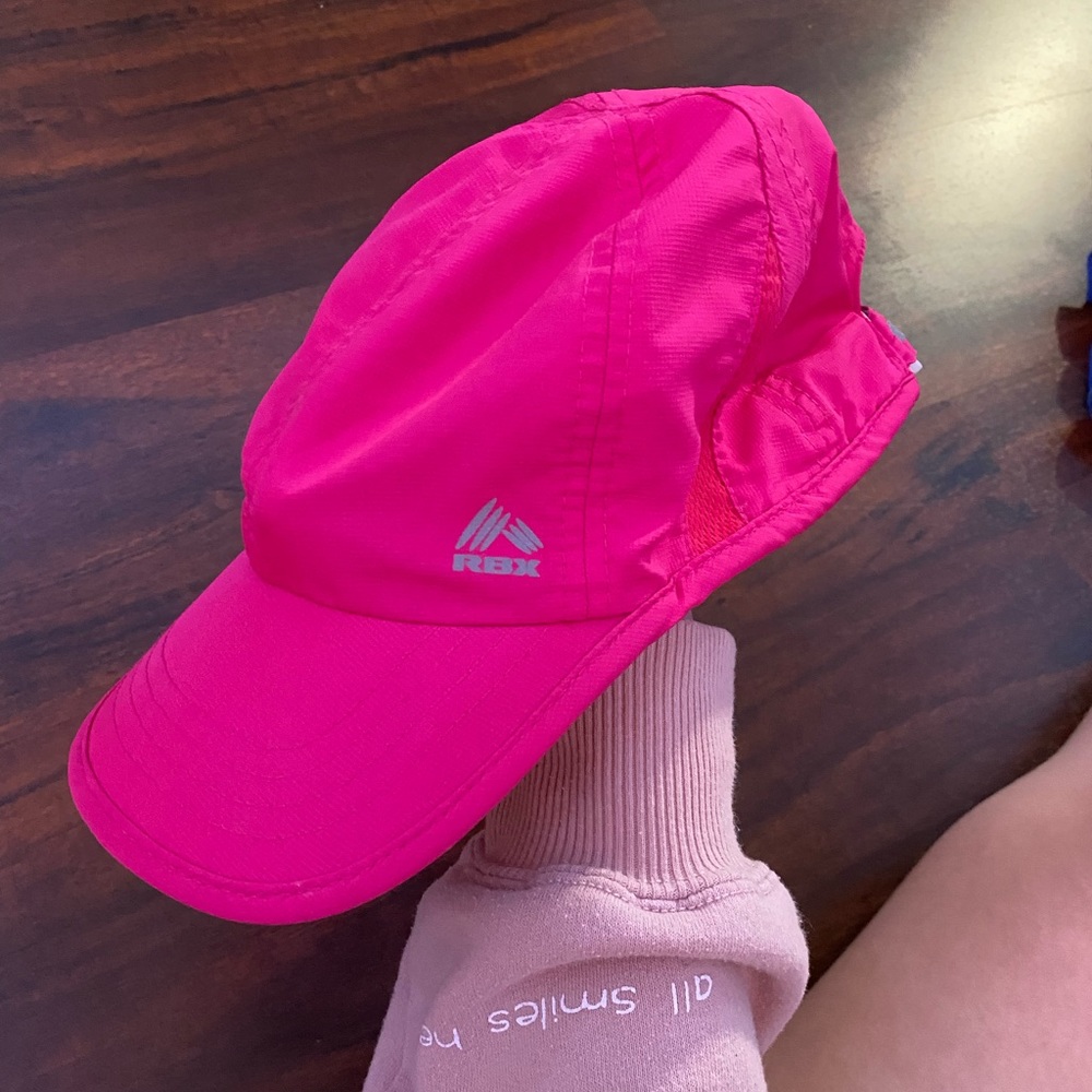 Hot pink hat